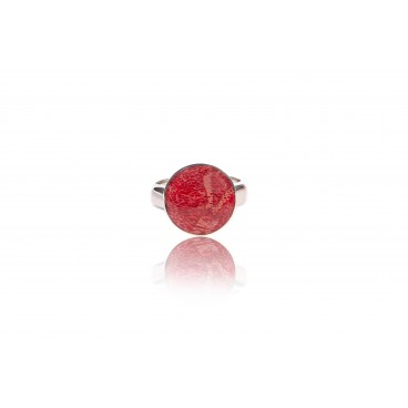 Anello in madrepora e argento 925 - KAN3