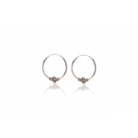 Orecchini a cerchio in argento 925