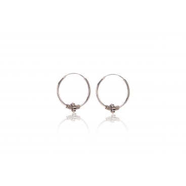 Orecchini a cerchio in argento 925 - CER1