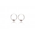 Orecchini a cerchio in argento 925
