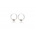 Orecchini a cerchio in argento 925 - CER1