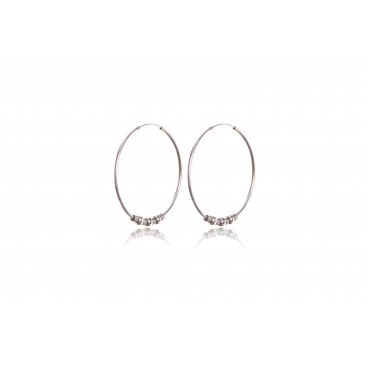 Orecchini a cerchio in argento 925 - CER8