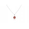 Pendente in madrepora e argento 925