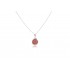  Pendente in madrepora e argento 925 - KCN1