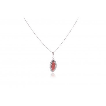 Pendente in madrepora e argento 925 - KCN4
