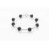 Bracciale in pietra lavica e argento 925 - LBR5