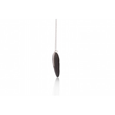 Pendente in pietra lavica e argento 925 - LCN15