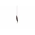 Pendente in pietra lavica e argento 925 - LCN16